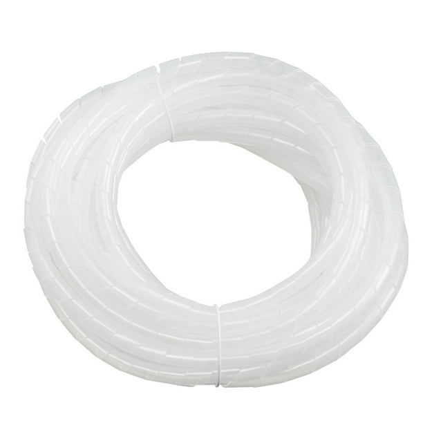 10M 32.8ft Polyethylene Wire Spiral Wrap Protect Cables from Possible Damages 